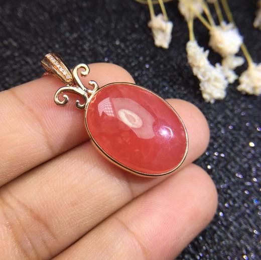 【55427】红纹石吊坠