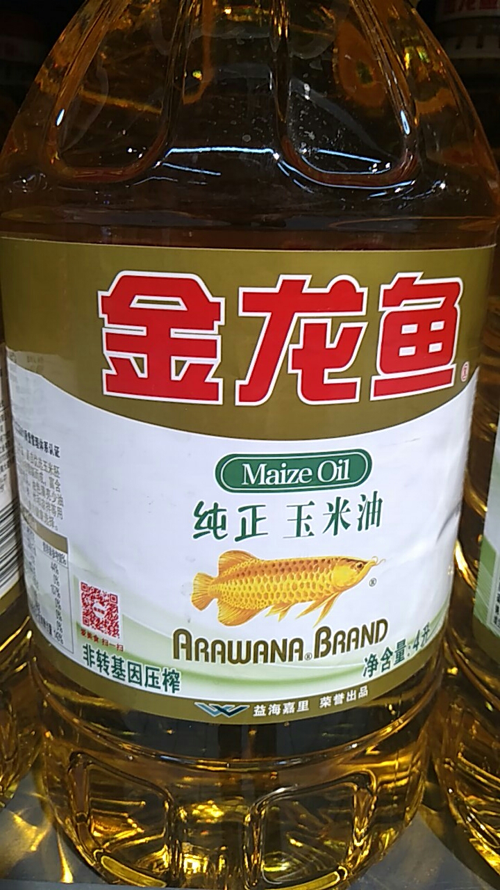 购物店 金龙鱼纯正玉米油4升