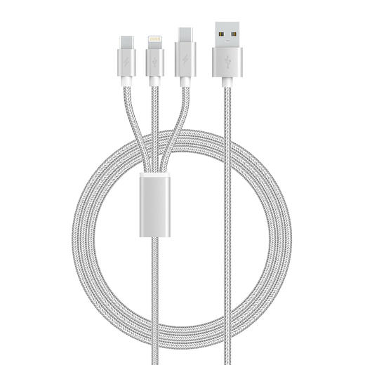 imu幻响数据线速充三合一type-c通用一拖三充电线适用于苹果x安卓 商品图8
