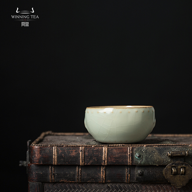 问鼎汝瓷天青迷你战鼓杯 （缺货）