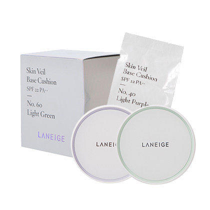 兰芝气垫隔离霜紫隔