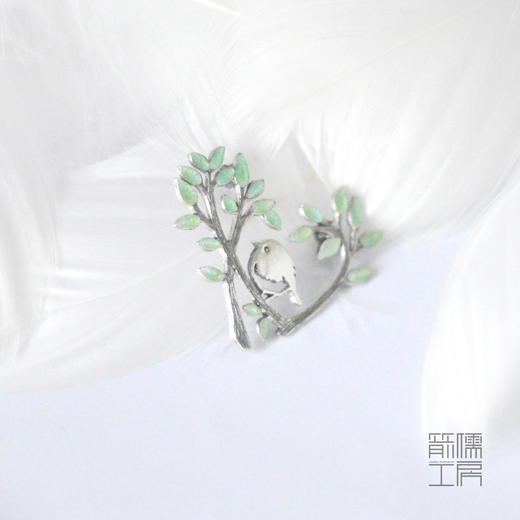 春煦 / 925银珐琅胸针 【定制：7-15天】 ○ 箭儒工房 商品图4