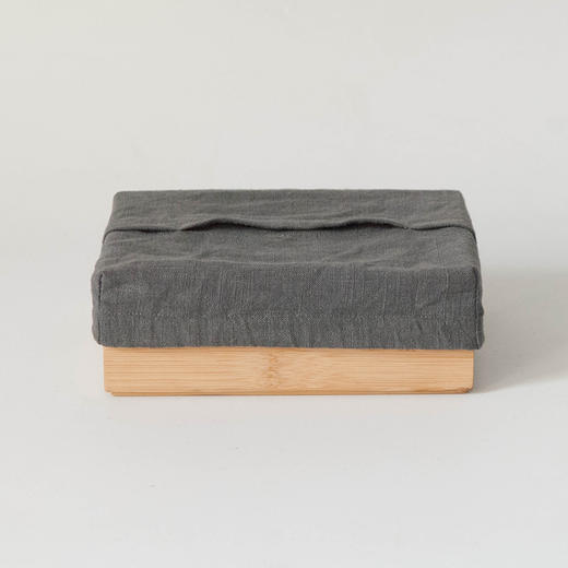 竹制纸巾盒 商品图1