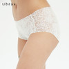Ubras品牌店性感魅力樱花蕾丝棉质底档无痕0压力中腰女士内裤底裤 商品缩略图3