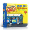 英文原版 Everything Goes: Blue Bus, Red Balloon: A Book of Colors 蓝色公交车，红色气球 启蒙儿童认知交通工具故事书 商品缩略图0