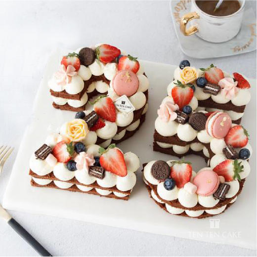 网红数字蛋糕8寸