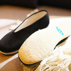 内联升情侣系列男女同款手工单鞋千层底加密礼小元口布鞋8101A/8603A