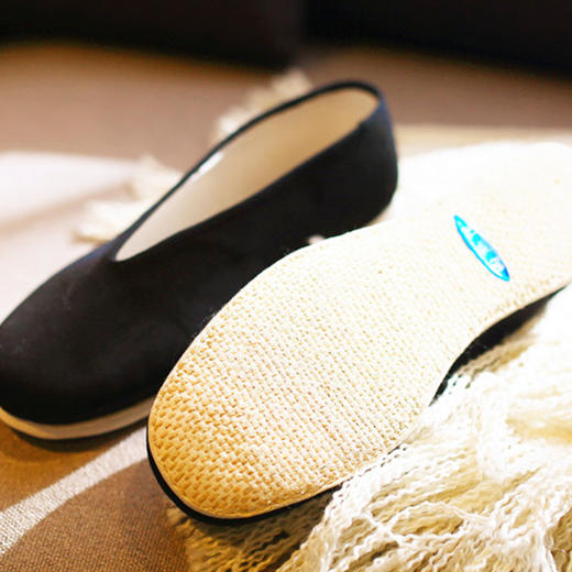 内联升情侣系列男女同款手工单鞋千层底加密礼小元口布鞋8101A/8603A 商品图0