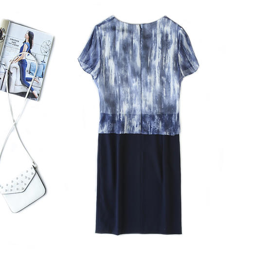 夏款桑蚕丝收腰气质连衣裙 362329l三弗 87