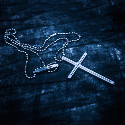 隐形防卫武器edc防身战术十字架