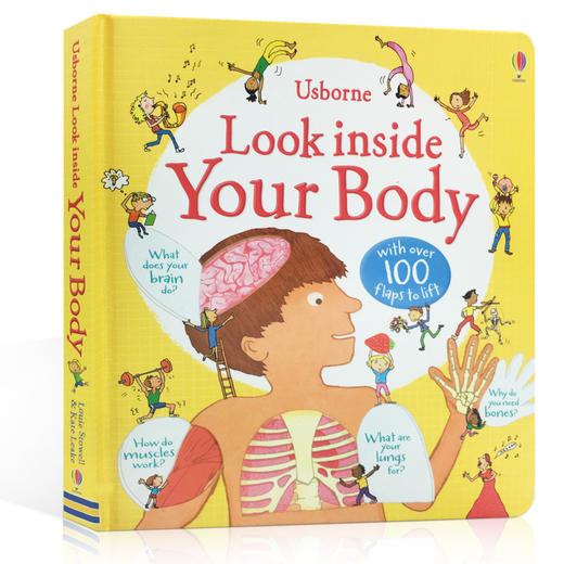 英文原版 Look Inside Your Body看看你的身体内部Usborne出版 儿童科普翻翻书 商品图0
