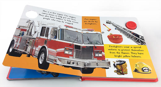 英文原版My First Sound Book: Emergency Rescue!紧急救援发声书 商品图2