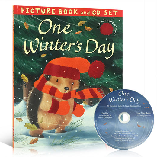 英文原版 One Winter's Day 冬天里的一天 圣诞节庆绘本 启蒙学习英语睡前故事绘本 附CD 有声书 商品图0