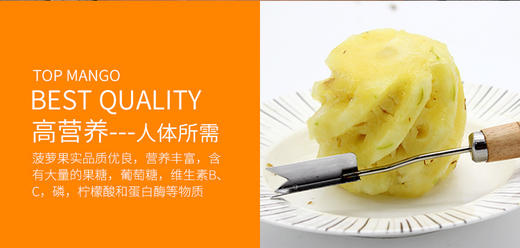 迷你泰国品种香水菠萝8斤装香甜新鲜水果 商品图2