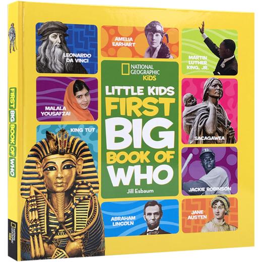英文原版 Little Kids First Big Book of Who 国家地理系列精装大开本启蒙5-6-7-8-9-10岁少儿童学习少儿彩色雕像科普百科图画书 商品图0