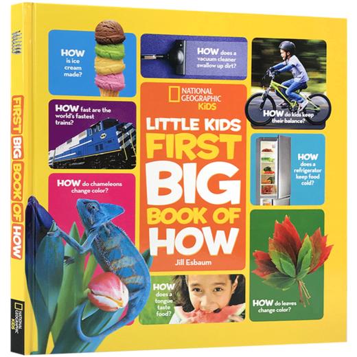 英文原版 美国国家地理 Little Kids First Big Book of How 怎么样 精装大开本 启蒙5-6-7-8-9-10儿童百科普知识拓展 图画书 商品图0