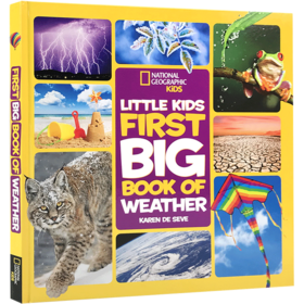 英文原版 美国国家地理Little Kids First Big Book of Weather 天气系列启蒙5-8-10岁儿童认知自然科普百科图画书