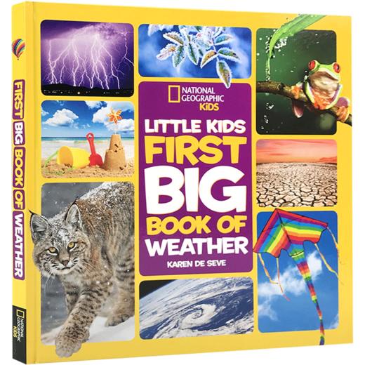 英文原版 美国国家地理Little Kids First Big Book of Weather 天气系列启蒙5-8-10岁儿童认知自然科普百科图画书 商品图0