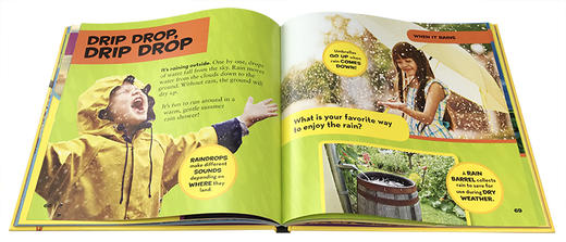 英文原版 美国国家地理Little Kids First Big Book of Weather 天气系列启蒙5-8-10岁儿童认知自然科普百科图画书 商品图1