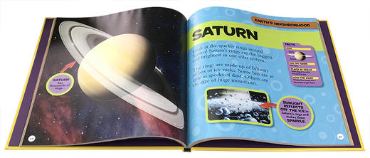 英文原版 美国国家地理National Geographic Little Kids First Big Book of Space精装大开宇宙太空系列科普 商品图3