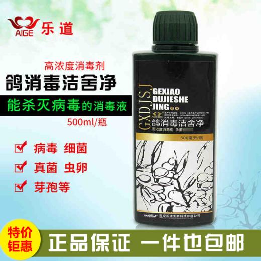 【鸽消毒洁舍净】高浓度消毒剂500ml（乐道） 商品图0