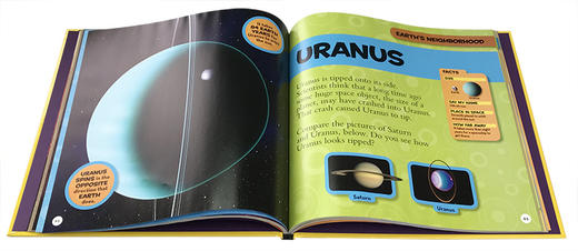 英文原版 美国国家地理National Geographic Little Kids First Big Book of Space精装大开宇宙太空系列科普 商品图1