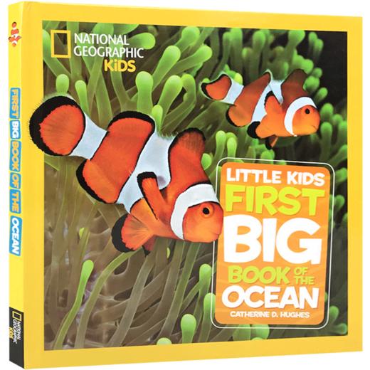 英文原版 美国国家地理少儿百科 Little Kids First Big Book of the Ocean启蒙5-6-7-8-9-10岁儿童认知海洋动物科普精装大开本 商品图0