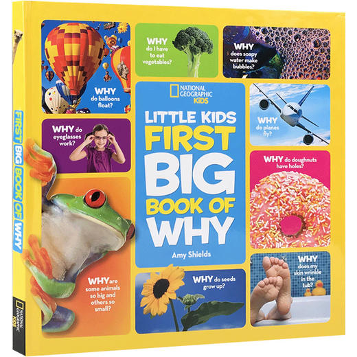 英文原版 Little Kids First Big Book of Why 国家地理精装大开本启蒙儿童百科书 探索世界彩色绘本图画书5-6-7-8-9-10岁阅读 商品图0