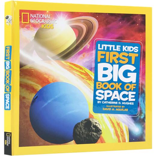 英文原版 美国国家地理National Geographic Little Kids First Big Book of Space精装大开宇宙太空系列科普 商品图0