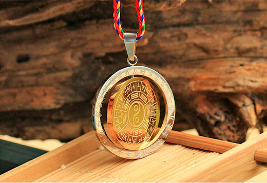 太极二十八星宿钛钢吊坠 商品图1