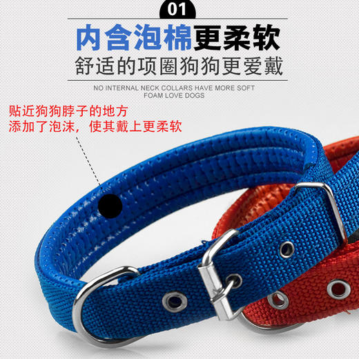 泡棉脖圈项圈 3色 宠物项圈 商品图4