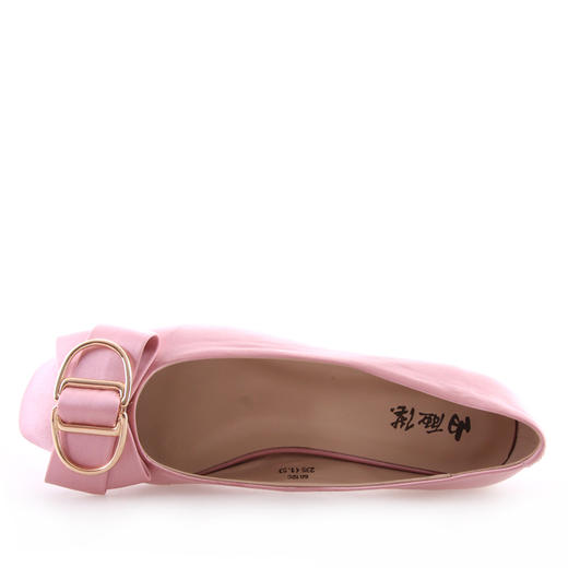 内联升女式真丝布彩带结时尚女鞋6812C 商品图4