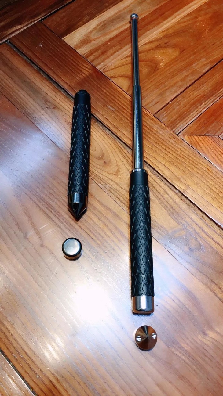 防身武器自卫伸缩三节棍子三节甩棍防身神器v040860