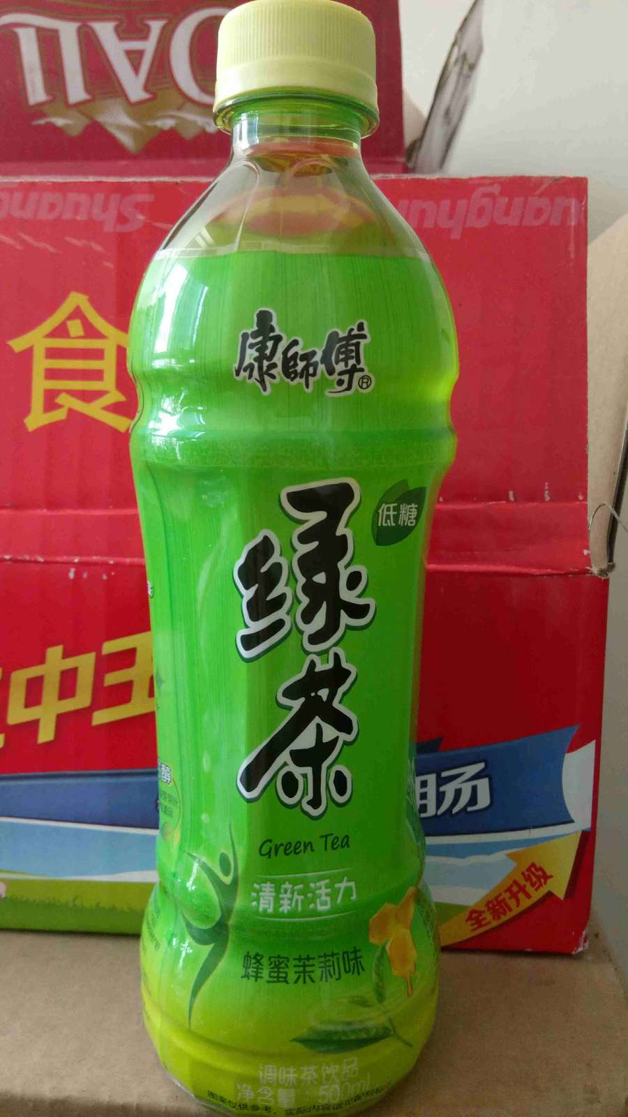 康師傅綠茶低糖500ml