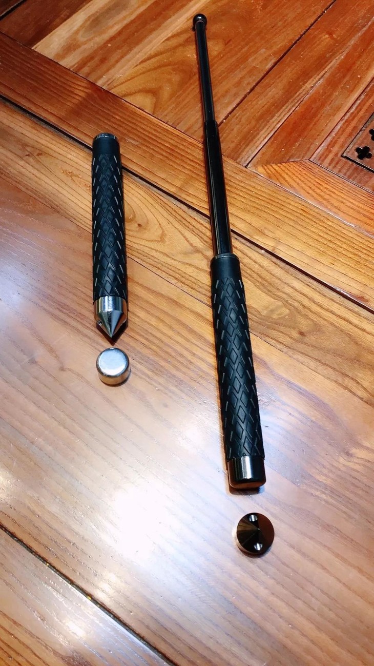 防身武器自卫伸缩三节棍子三节甩棍防身神器v040860