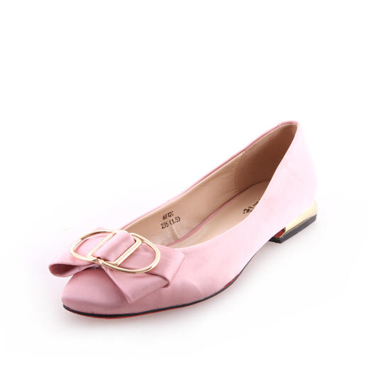 内联升女式真丝布彩带结时尚女鞋6812C 商品图1