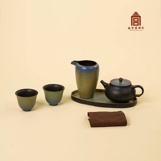 千里江山·成套茶具 | 纯手工喷釉，桌案上的江山气象 商品图0