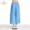 乔万尼裤子中腰宽松休闲裤时尚潮流开叉九分薄款阔腿裤女夏季EB2F802 商品缩略图2