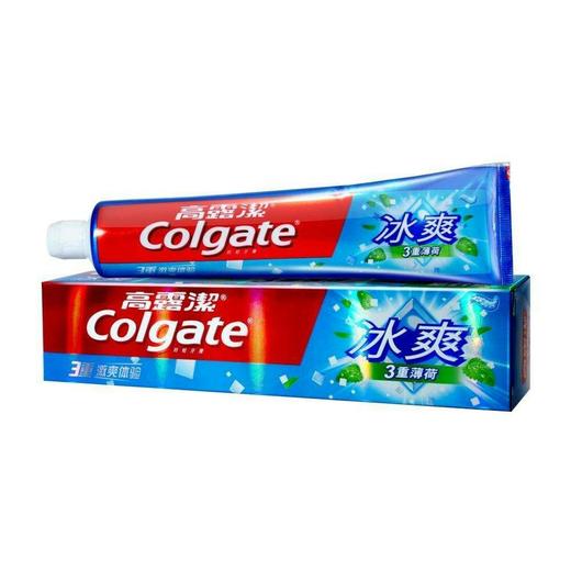 牙膏高露洁清爽牙膏90g薄荷盒