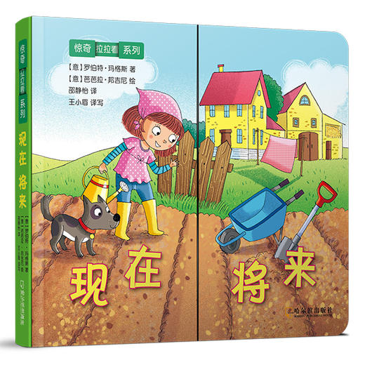 惊奇拉拉看系列共4册《前面后面》《现在将来》《里面外面》《上面