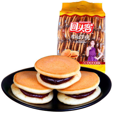 回头客288g红豆夹心铜锣烧