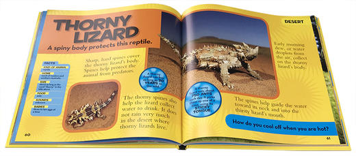英文原版National Geographic美国国家地理动物百科普Little Kids First Big Book of Animals启蒙4 - 8 岁儿童读物图画故事书 商品图1