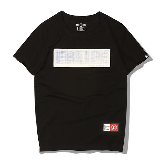 【19.9元1件】越野e族夏季新品短袖休闲防蚊男装FBLIFE印花3D效果时尚体恤 商品图3