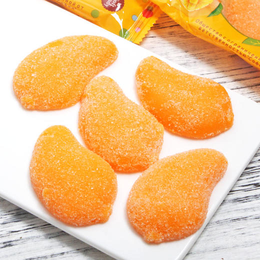 京鲸芒果糖软糖果汁水果味橡皮糖俄罗斯风味嗨芒实惠装