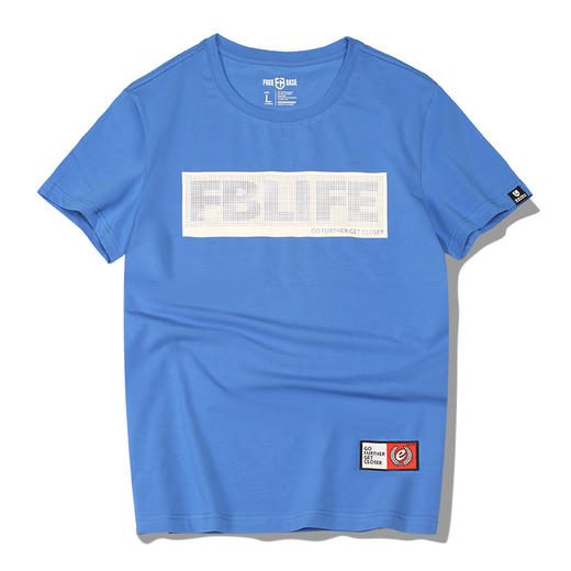 【19.9元1件】越野e族夏季新品短袖休闲防蚊男装FBLIFE印花3D效果时尚体恤 商品图2