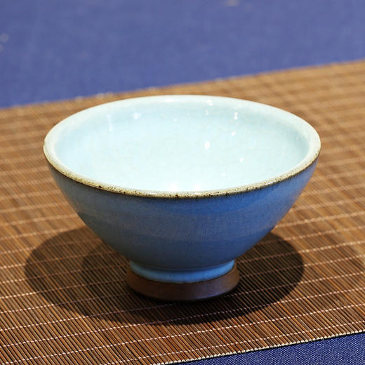 台湾洪琦轩冰裂纹个人碗 商品图4