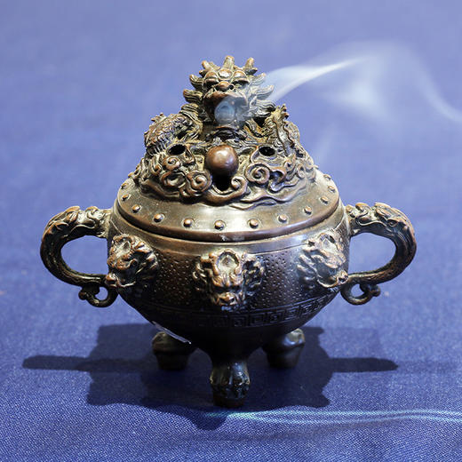 九龙铜香炉 商品图0
