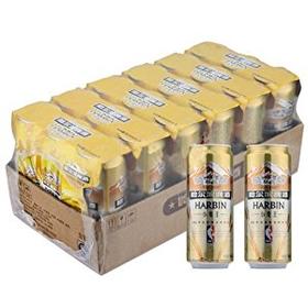 500ml*12罐哈尔滨小麦王啤酒