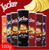 【进口零食】*马来西亚进口杰克Jacker薯片 休闲膨化食品 热卖零食罐装薯片100g 商品缩略图0