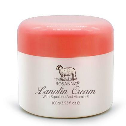 化妆品rosanna柔仙娜绵羊油澳洲角鲨烯面霜保湿滋润